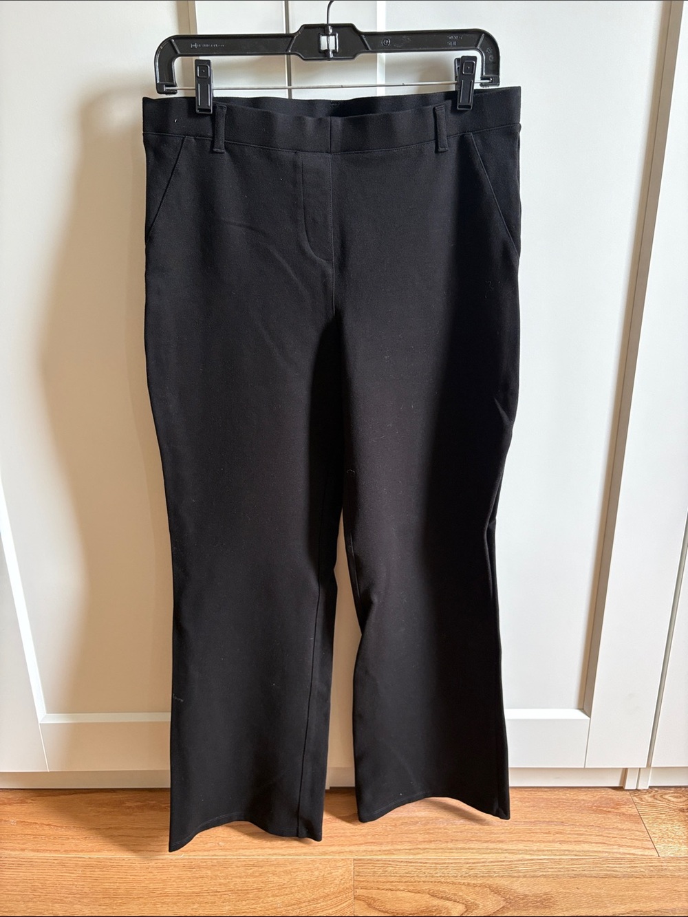 Quince Black Women's Fit & Flare Pants - Size L - Picture 2 of 5